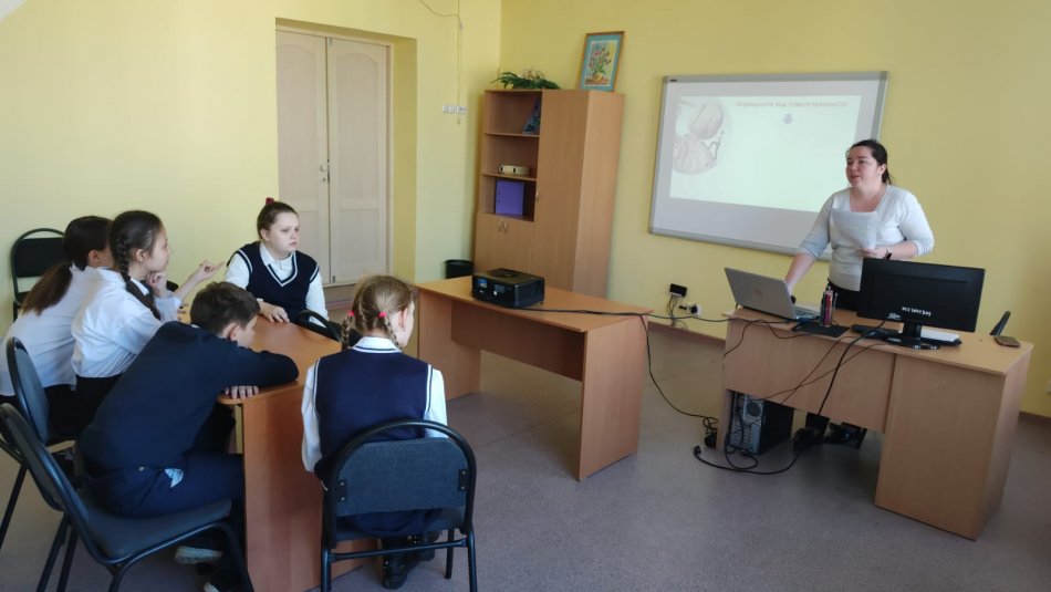 Психолог педагог «Менің жауапкершілігім» тақырыбы бойынша 7-сынып оқушыларына сабақ өткізді.