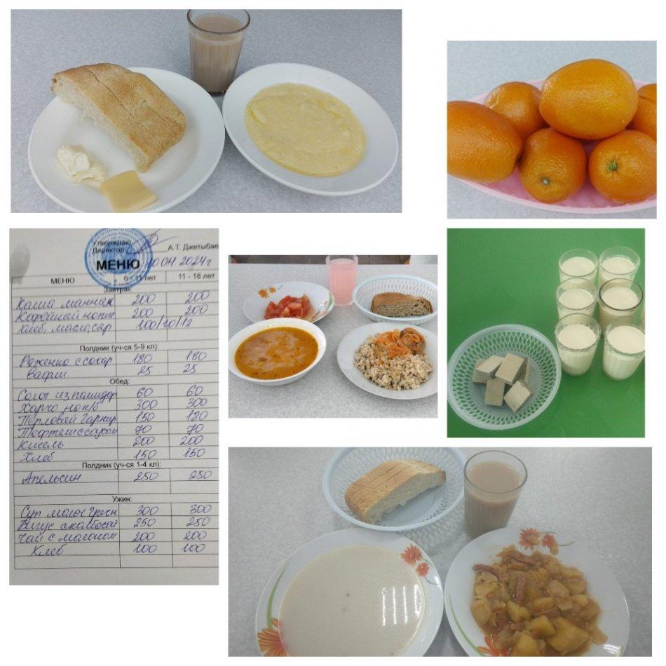 Ас мәзірі 10.04.2024