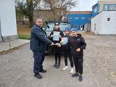 "Қауіпсіздік бағдаршамы" ЖЖИ жасағы "Қауіпсіздік белбеуі" акциясы
