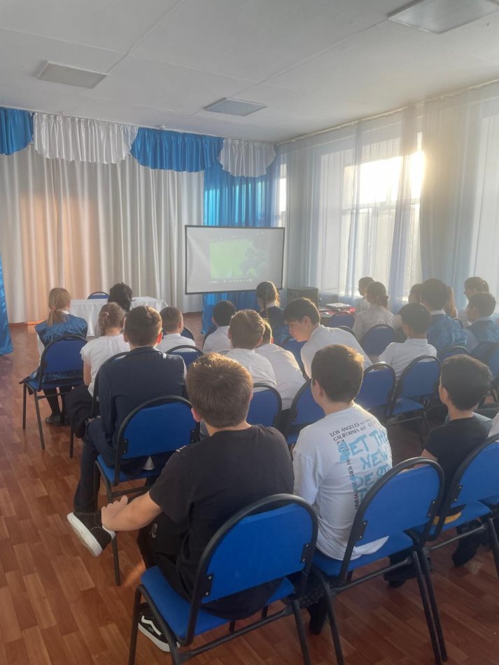 5-9 сынып оқушылары арасында нашақорлықтың алдын алу бойынша бейнеролик көрсетілді