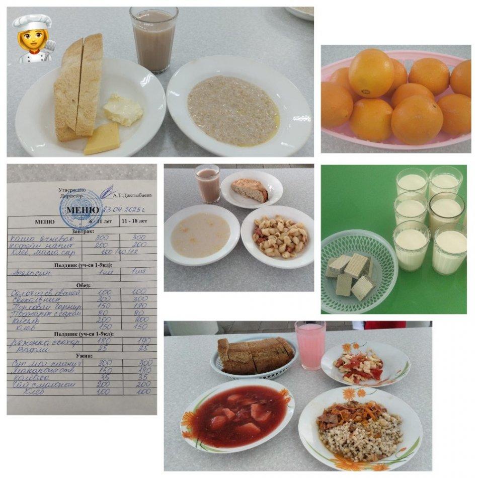 Ас мәзірі 23.04.2025