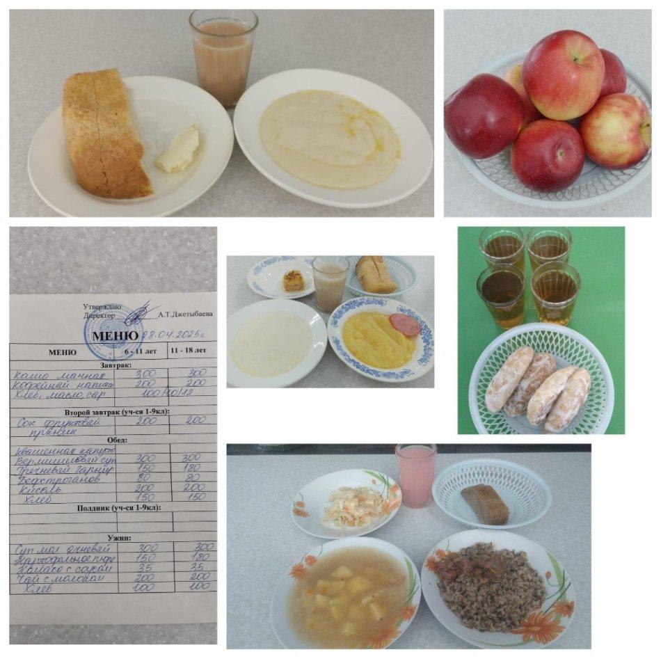 Ас мәзірі 28.04.2025