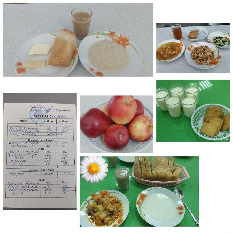 Ас мәзірі 09.09.2025