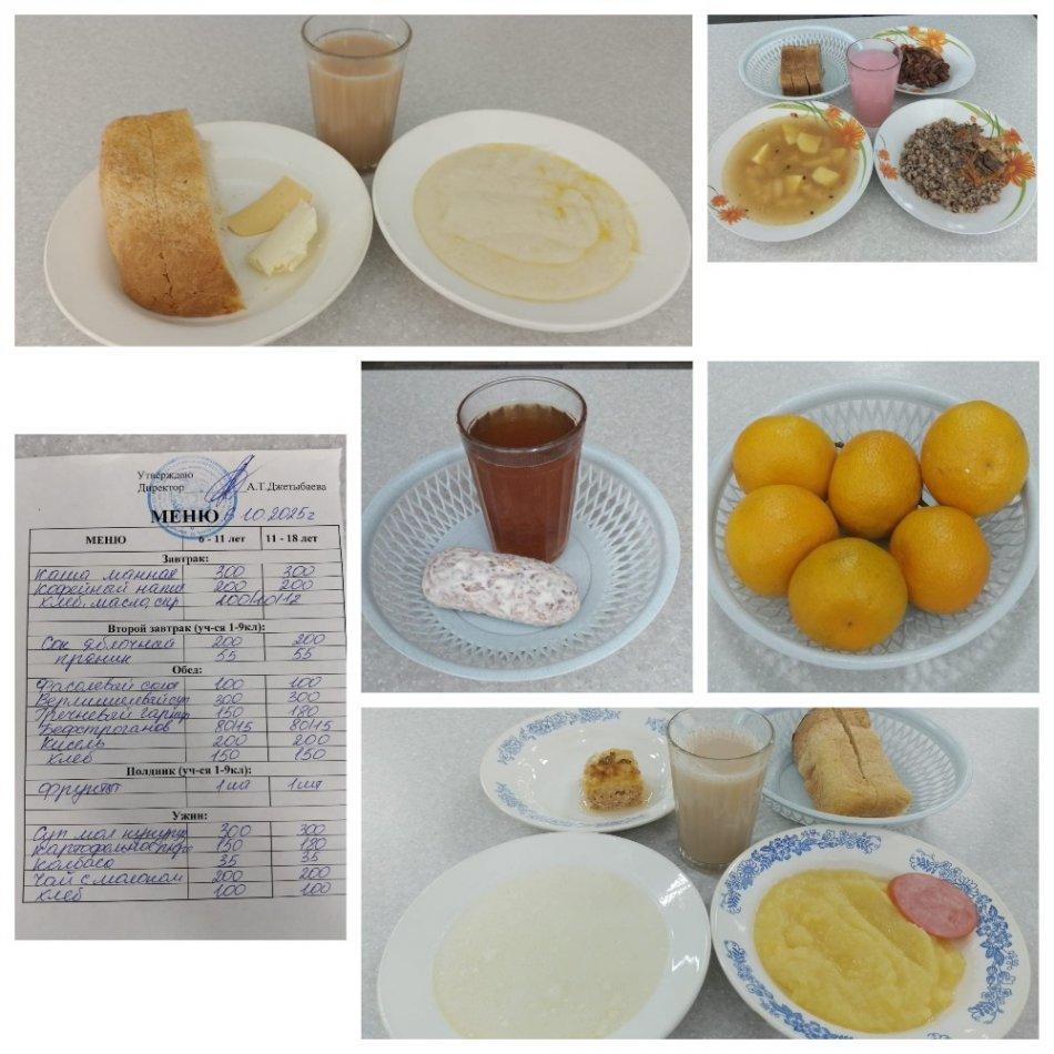 Ас мәзірі 06.10.2025