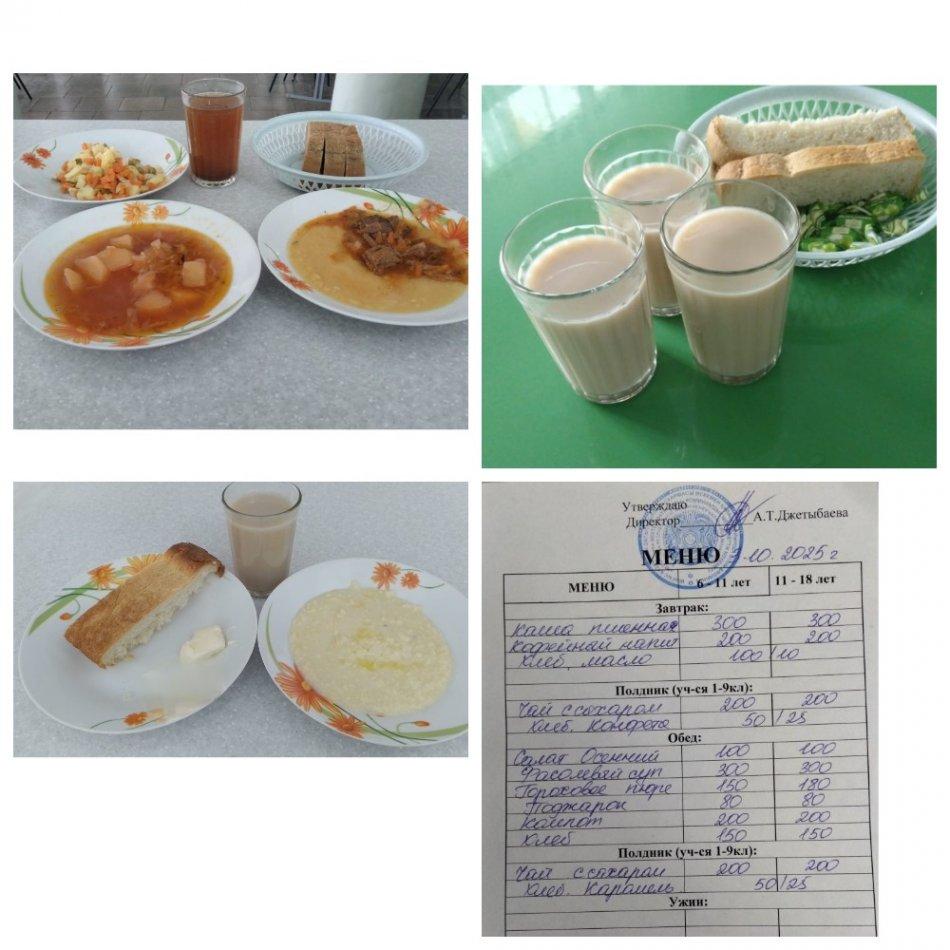 Ас мәзірі 03.10.2025