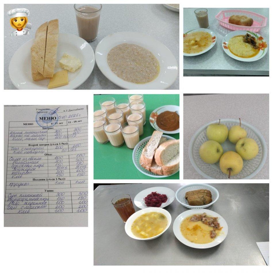 Ас мәзірі 09.10.2025