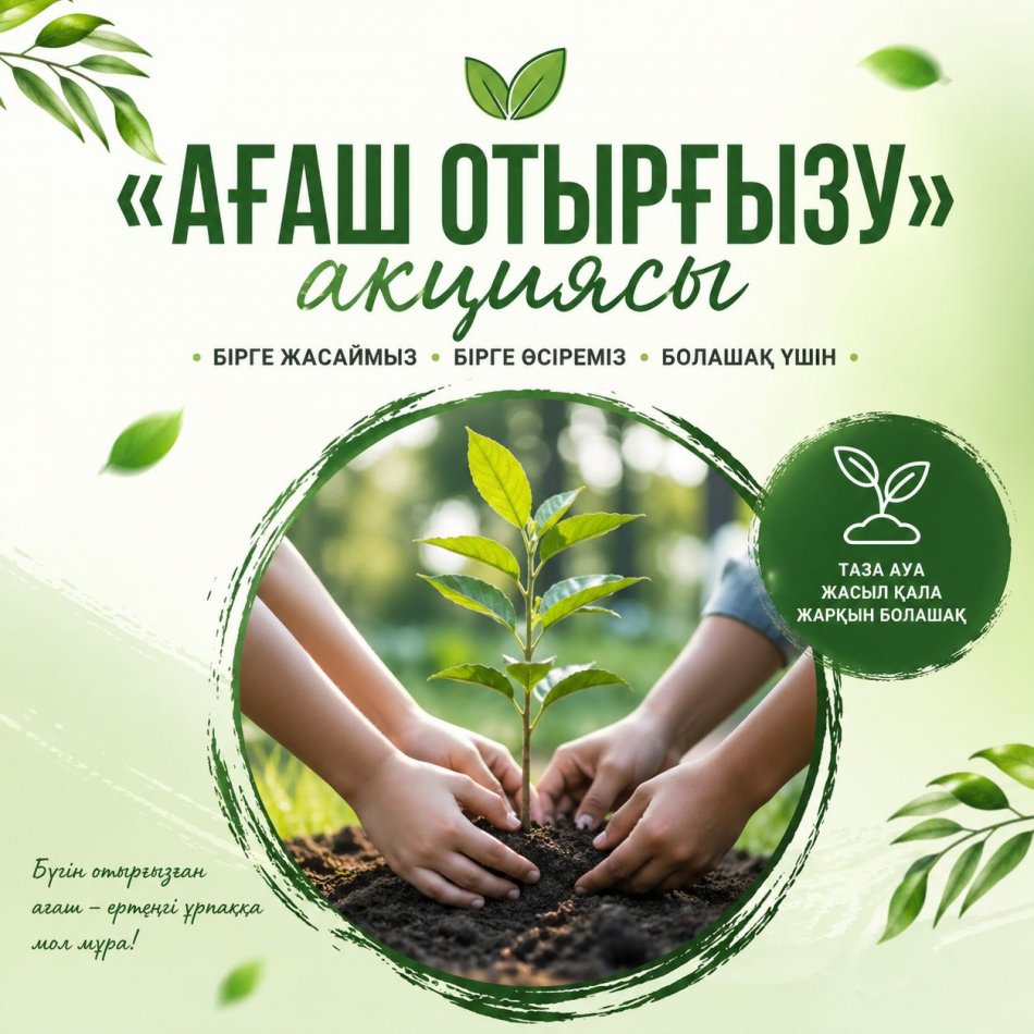 🌱 «Ағаш отырғызу» акциясы 🌱