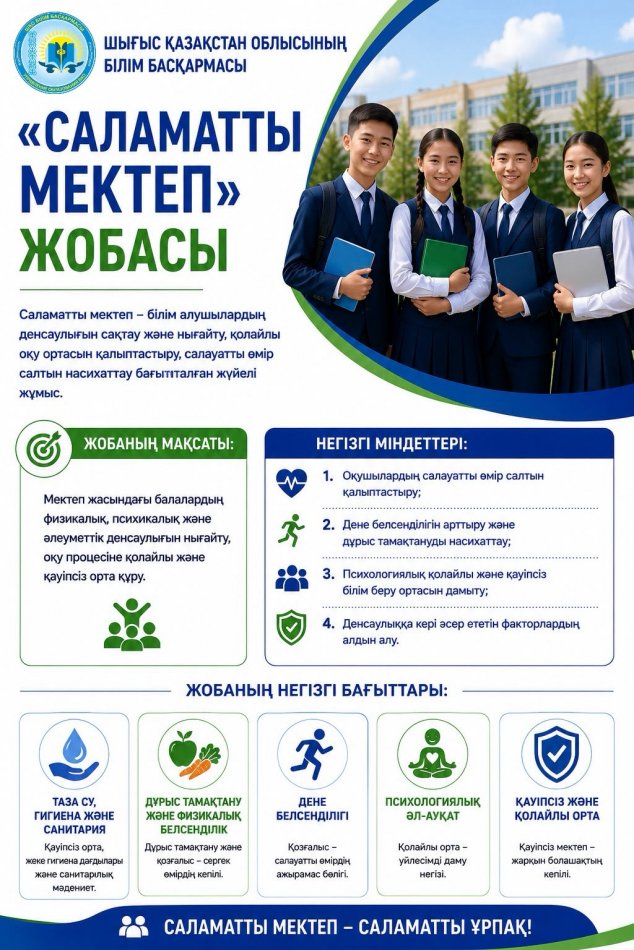 Саламатты мектеп